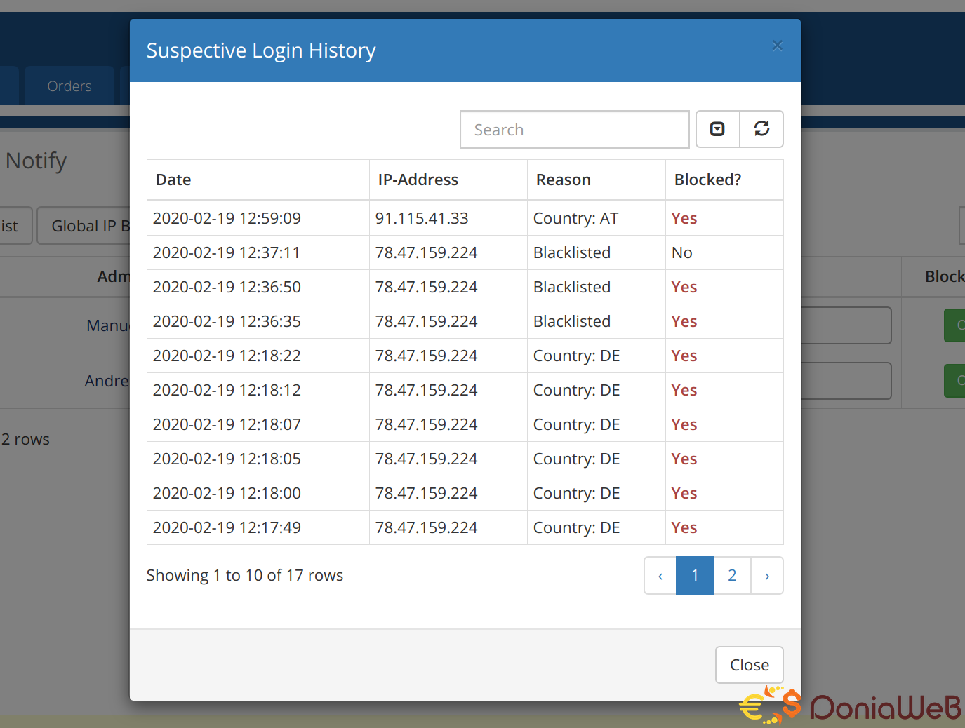 Admin Login Notify & Security For WHMCS [NULLED]