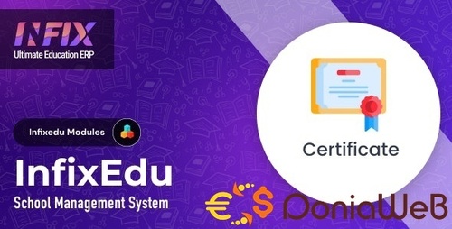 More information about "Certificate Pro Module | InfixEdu School - School Management System Software"