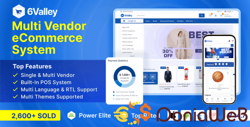 More information about "6valley Multi-Vendor E-commerce - Complete eCommerce Mobile App, Web, Seller and Admin Panel"