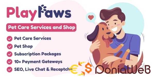 PlayPaws - Pet Care Services and Shop