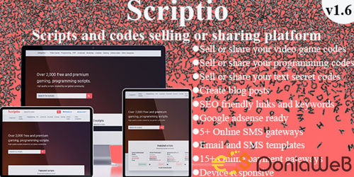 More information about "Scriptio - Scripts Selling Platform"