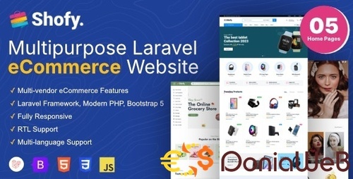 More information about "Shofy - eCommerce & Multivendor Marketplace Laravel Platform"