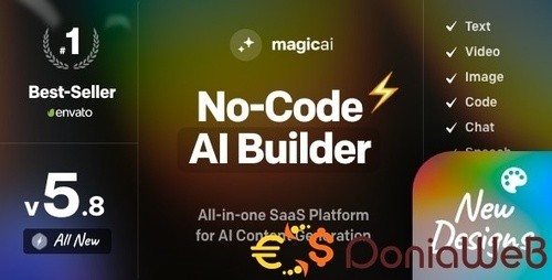 More information about "MagicAI - OpenAI Content, Text, Image, Chat, Code Generator as SaaS"