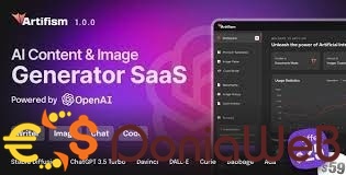 More information about "Artifism - AI Content & Image Generator SaaS"
