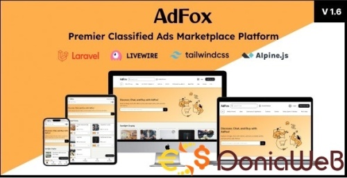 More information about "AdFox - PWA Classified Ads with App-Like Mobile & Web Interface | Multi-Purpose Marketplace Solution + Modules"