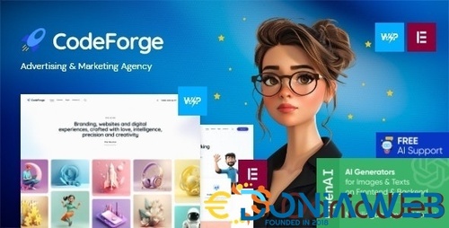 More information about "CodeForge - IT Company WordPress Theme"