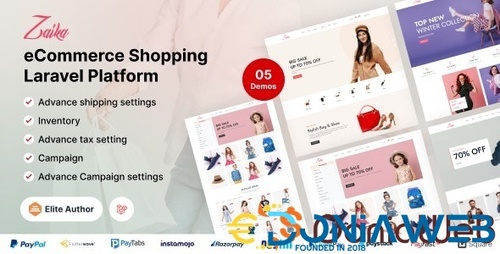 More information about "Zaika eCommerce CMS - Laravel eCommerce Shopping Platform"