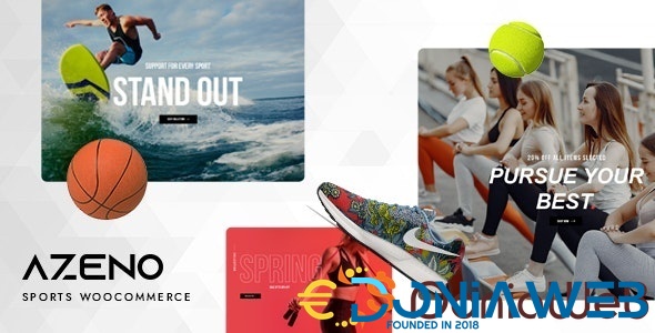 Azeno - Sport Store WooCommerce WordPress Theme