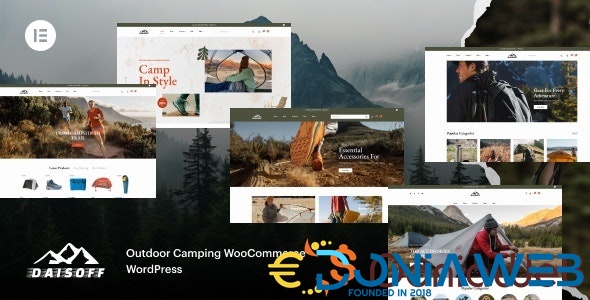 Daisoff - Outdoor Camping WooCommerce WordPress Theme