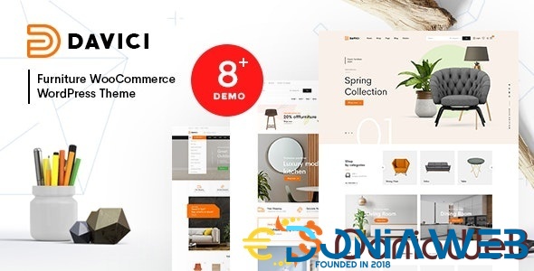 Davici - Furniture WooCommerce WordPress Theme