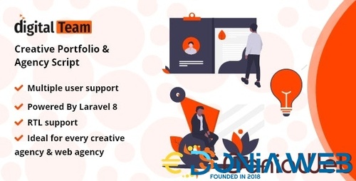 More information about "DigitalTeam - Creative Portfolio & Agency Script"