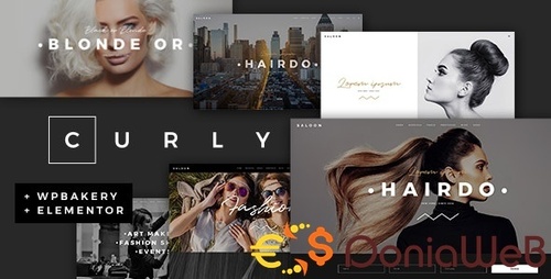 More information about "Curly - A Stylish Theme for Hairdressers and Hair Salons"