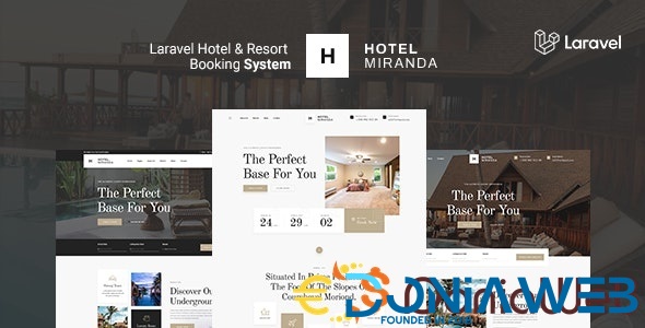 Miranda - Laravel Hotel & Resort Multilingual Booking System