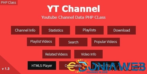 More information about "YT Channel - YouTube Channel And Video Details API V3 PHP Class"