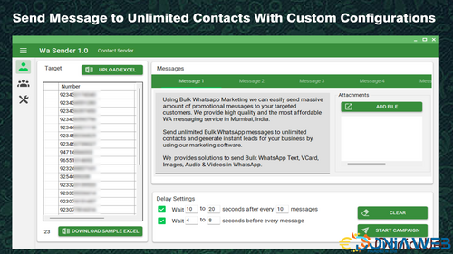 More information about "WaBulker Bulk WhatsApp sender With Buttons + Group Sender + WhatsApp Autobot"