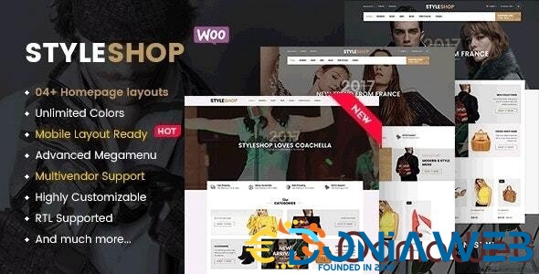 StyleShop - Responsive Clothing/ Fashion Store WordPress WooCommerce Theme (Mobile Layout Ready)