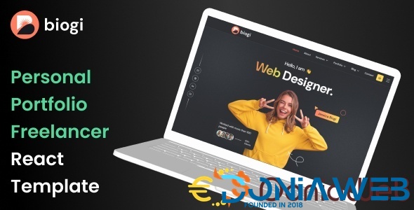 Biogi - Personal Portfolio Freelancer React Template