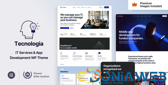 Tecnologia - IT Services & App Development WordPress Theme