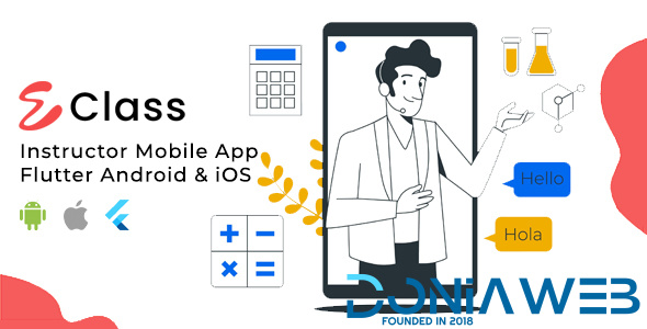 eClass LMS Instructor Mobile App - Flutter Android & iOS