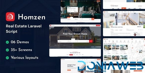 More information about "Homzen - Laravel Real Estate Agency Portal Multilingual"