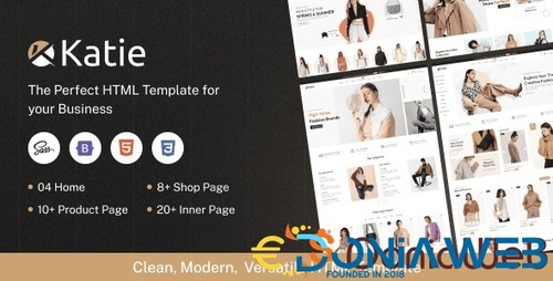 More information about "Katie - Multipurpose eCommerce HTML Template"