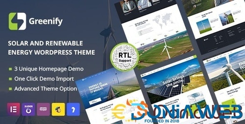 More information about "Greenify | Solar & Renewable Energy WordPress Theme"