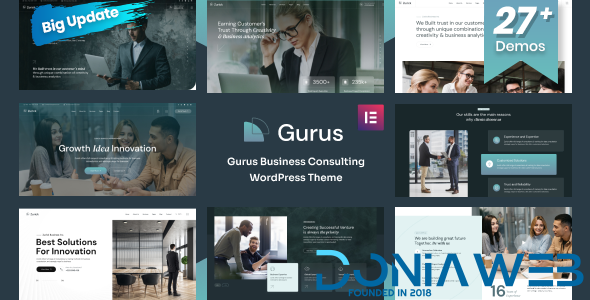 Gurus - Business Consulting WordPress Theme