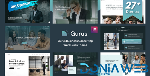 More information about "Gurus - Business Consulting WordPress Theme"