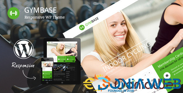 GymBase - Best Responsive Gym Fitness WordPress Theme