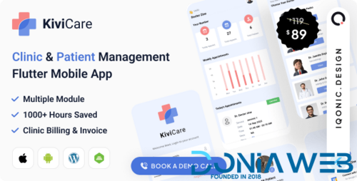 More information about "KiviCare - Clinic & Patient Management System for Flutter and WordPress"