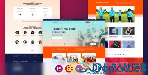 More information about "MarLab - Digital Solutions WordPress Theme"