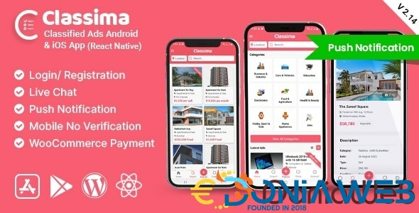 Classima - Classified ads Android & iOS App