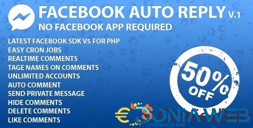 More information about "Facebook Auto Reply V.2.0.1 (SAAS Ready)"