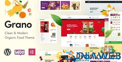 More information about "Grano - Organic & Food WordPress Theme"