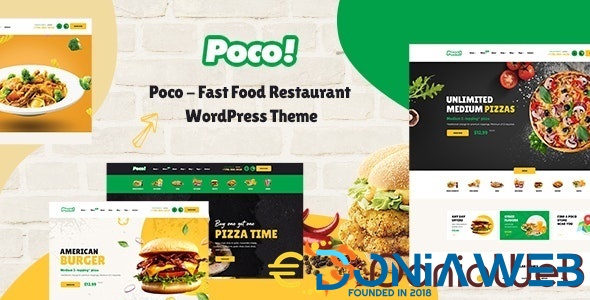 Poco - Fast Food Restaurant WordPress Theme