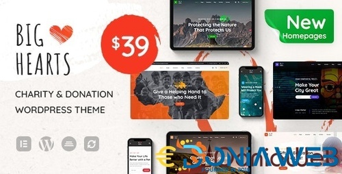 More information about "BigHearts - Charity & Donation WordPress Theme"