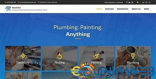 More information about "BlueCollar - Handyman & Renovation Business WordPress Theme"