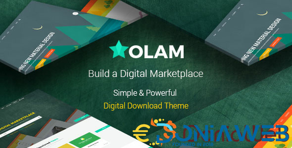 Olam - Easy Digital Downloads Marketplace WordPress Theme nulled