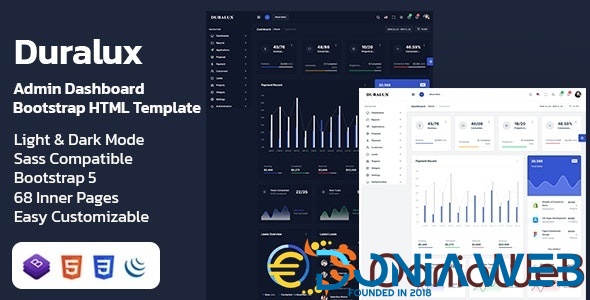 Duralux - Bootstrap5 Admin Template