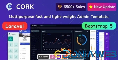 More information about "Cork - Bootstrap 5 Admin & Laravel Dashboard Template"