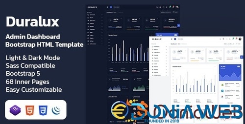 More information about "Duralux - Bootstrap5 Admin Template"