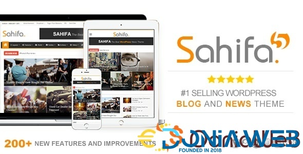 Sahifa - Responsive WordPress News / Magazine / Blog Theme