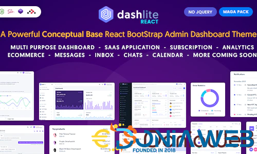 DashLite - React Admin Dashboard Template