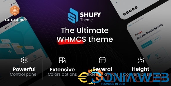 ShufyTheme - The Ultimate WHMCS Theme