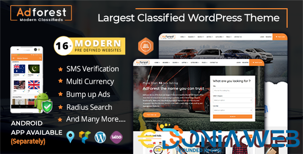 AdForest - Best Classified Ads WordPress Themes