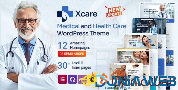 Xcare - Medical and Health Care WordPress Theme