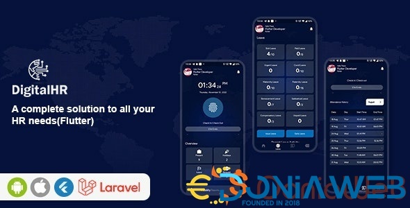 DigitalHR - A Complete HR Management System (Flutter)