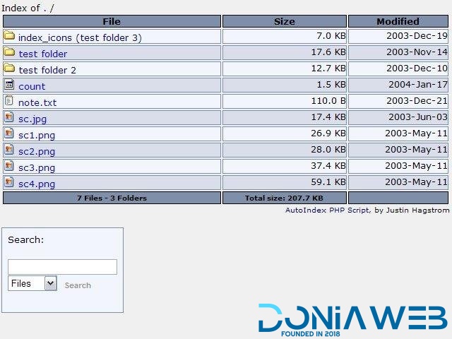 AutoIndex PHP Script 7