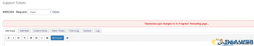 More information about "Support Tickets To Progress For WHMCS [NULLED]"