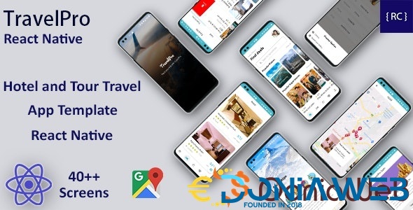 React Native Hotel Booking and Tour Travel App Template in React Native | TravelPro